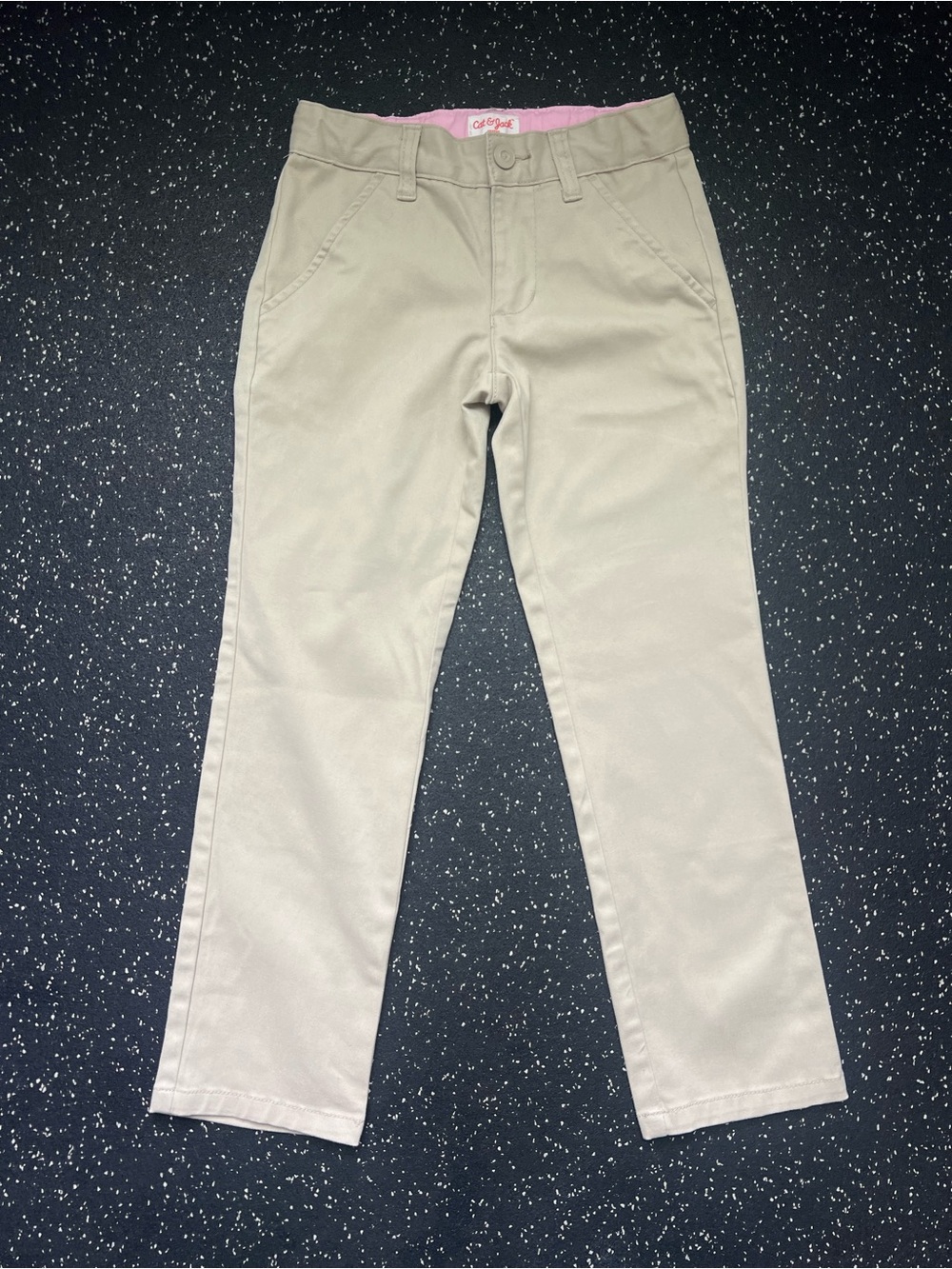 Cat & Jack Khaki Straight Pants Girls Size 7